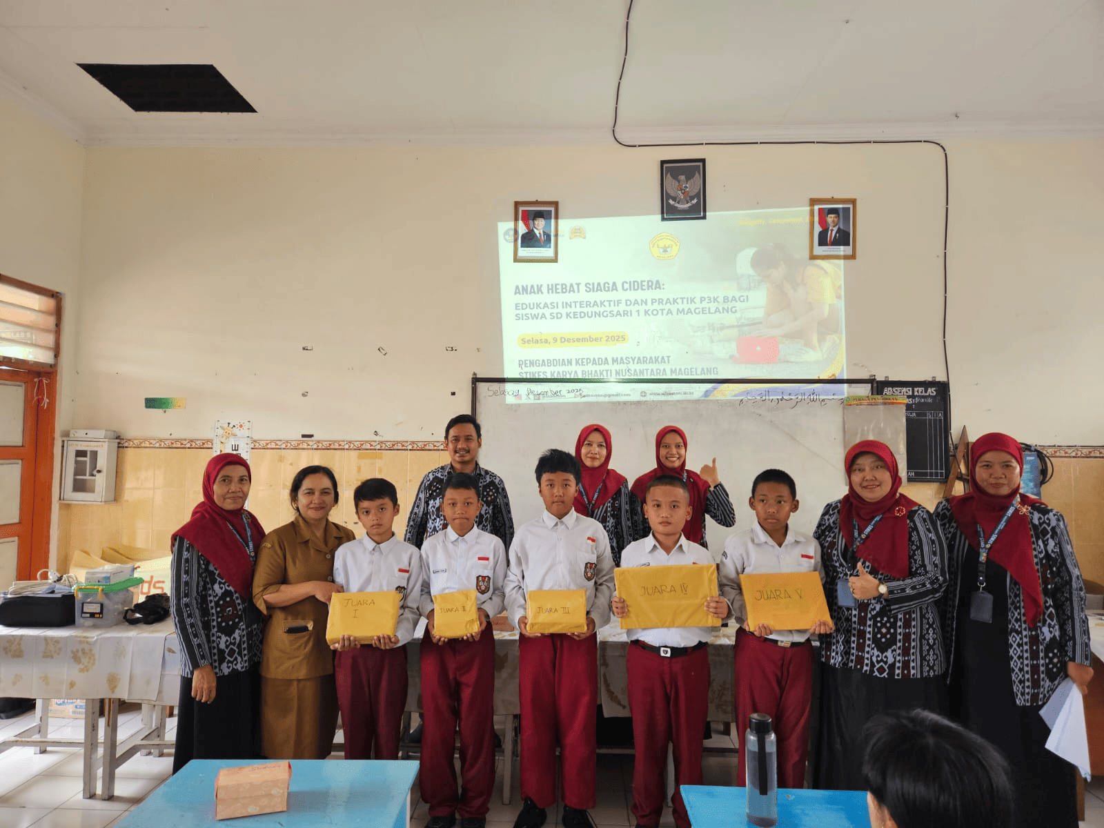 Edukasi P3K Sejak Dini, STIKES KBN Laksanakan Pengabdian kepada Masyarakat di SD Negeri Kedungsari 1 Kota Magelang