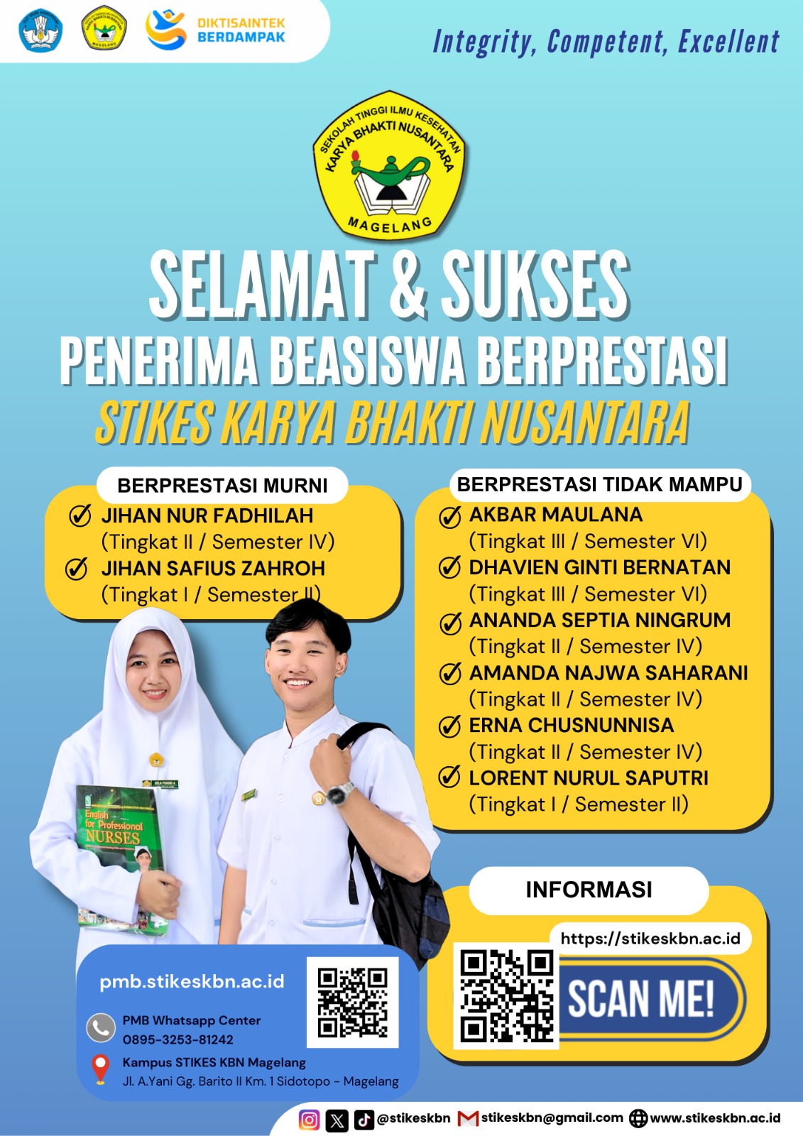 Yayasan Karya Bhakti Magelang Tetapkan Penerima Beasiswa Semester Genap 2025/2026